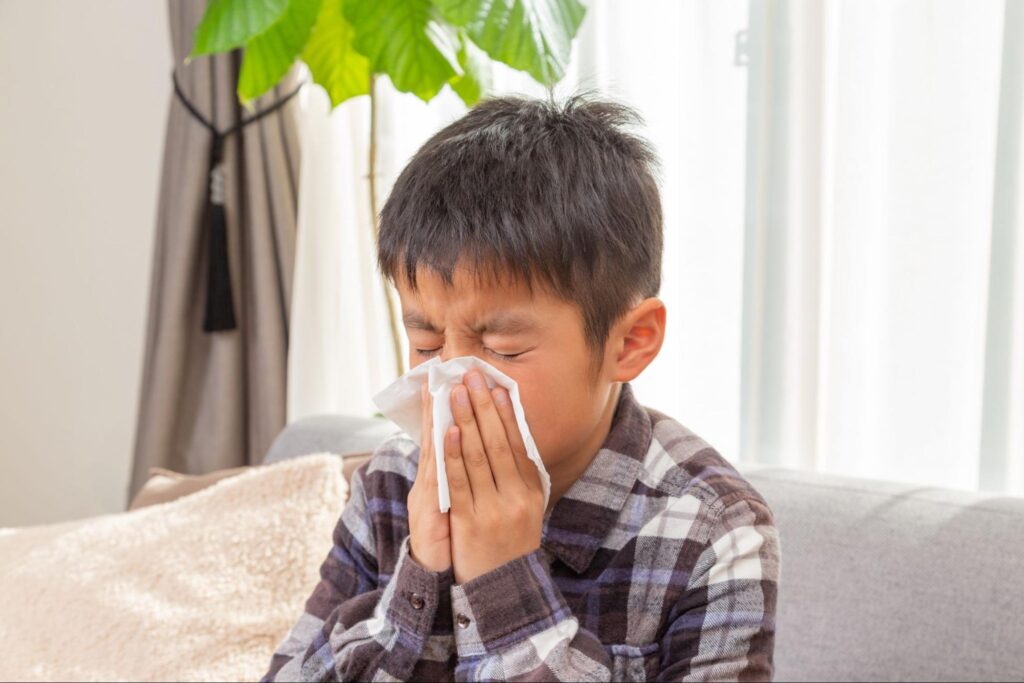子供の花粉症はいつから？